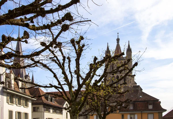 Antigua catedral de Lausana — Foto de Stock