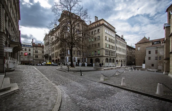 Старый город Женева — стоковое фото