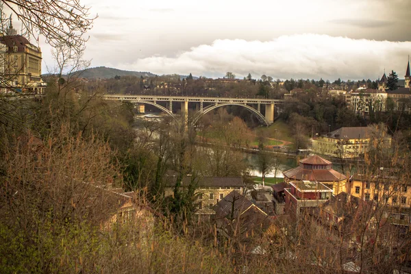 Järnvägsbron i Bern — Stockfoto