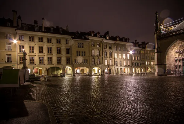 Oude straten in bern — Stockfoto