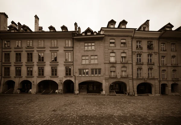 Ruas na cidade velha de Berna — Fotografia de Stock