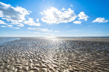 Sankt Peter Ording, Almanya 'da Kuzey Denizi Plajı