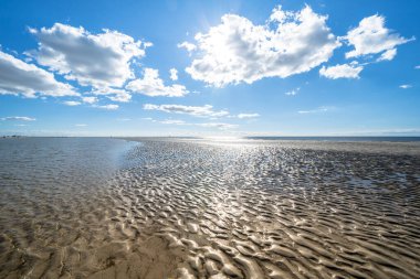North Sea beach in Sankt Peter Ording, Germany