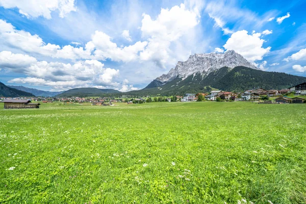 View Zugspitze Germany — Fotografia de Stock