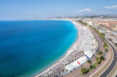 Nice 'deki Fransız Rivierası (Cote d' Azur)