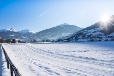Dağlar kayak merkezi Bad Hofgastein, Avusturya