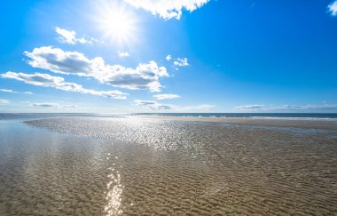 Sankt Peter Ording, Almanya 'da Kuzey Denizi Plajı