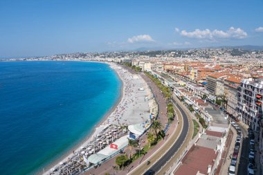 Nice 'deki Fransız Rivierası (Cote d' Azur)