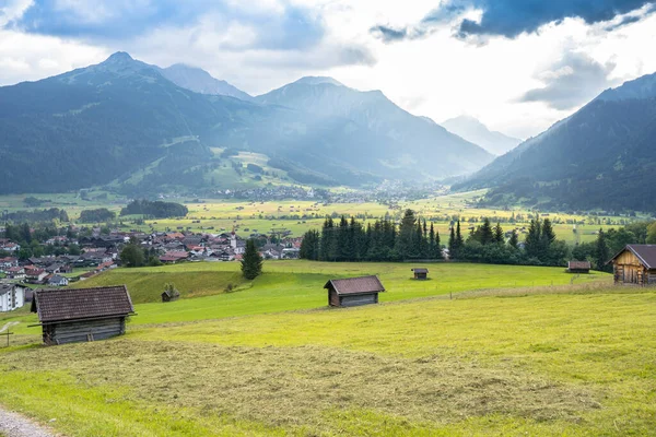 Uitzicht Het Zugspitze Massief Duitsland — Stockfoto