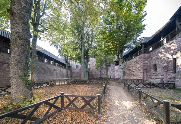 Chateau Haut Koenigsbourg Vogezen Elzas Frankrijk — Stockfoto