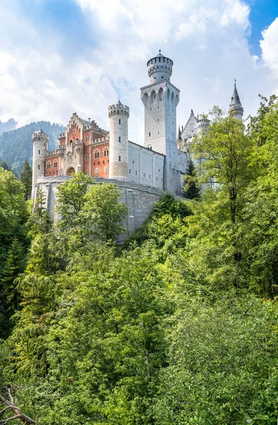 Castelo Neuschwanstein Mundialmente Famoso Baviera Alemanha — Fotografia de Stock