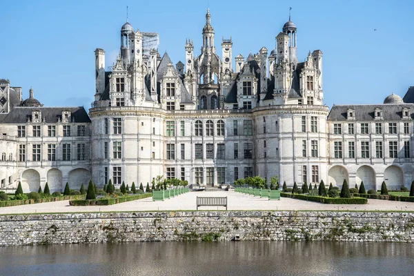 Castillo Medieval Famoso Chateau Chambord Francia — Foto de Stock