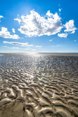 Sankt Peter Ording, Almanya 'da Kuzey Denizi Plajı