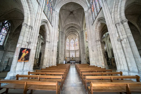 Berömda Basilique Saint Urbain Troyes Frankrike — Stockfoto