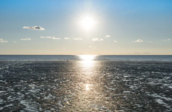 Ebb North Sea Sank Peter Ording Germany — Φωτογραφία Αρχείου