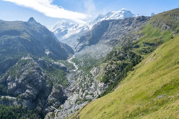 Švýcarská Alpská Krajina Zermattu — Stock fotografie