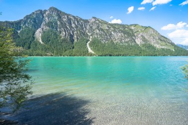 Famous und beautiful Heiterwanger See in Tyrol, Austria