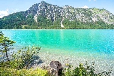 Famous und beautiful Heiterwanger See in Tyrol, Austria