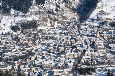 Dağlar kayak merkezi Bad Hofgastein, Avusturya