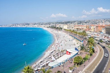 Nice 'deki Fransız Rivierası (Cote d' Azur)