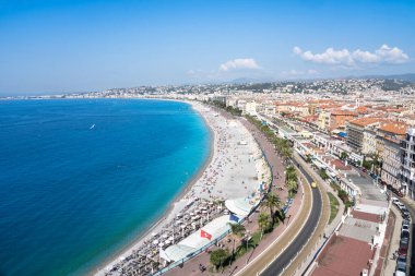Nice 'deki Fransız Rivierası (Cote d' Azur)