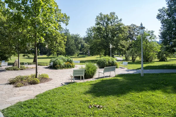 Main Park Kurort Marianske Lazne Czech Republic — Stock Photo, Image