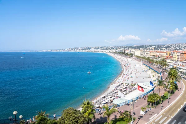 Franska Rivieran Cote Azur Nice — Stockfoto