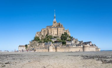 World famous Abbey Mont Saint Michel, France