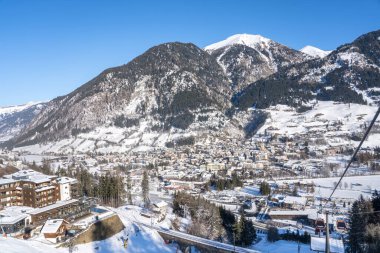 Dağlar kayak merkezi Bad Hofgastein, Avusturya