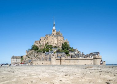 World famous Abbey Mont Saint Michel, France