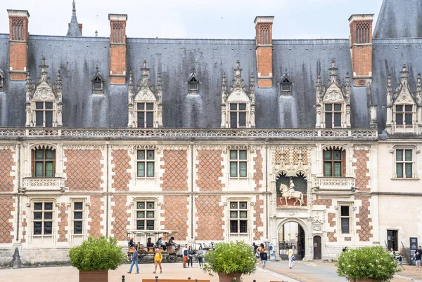 Castillo Medieval Famoso Chateau Royal Blois Francia — Foto de Stock