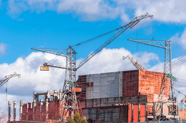 Grande canteiro de obras — Fotografia de Stock