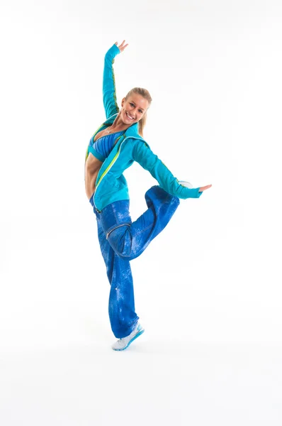 Young woman in sport outfit — Stock Photo, Image