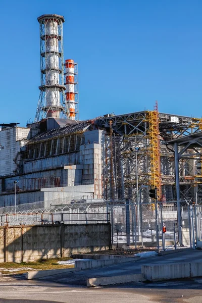 La centrale nucleare di Chernobyl — Foto Stock