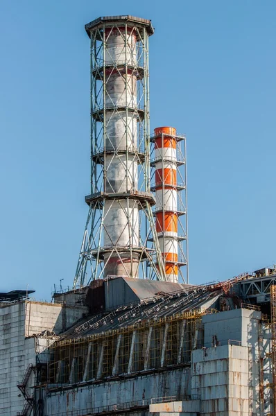 La centrale nucleare di Chernobyl — Foto Stock