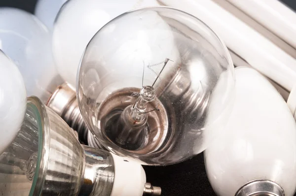 White lightbulb closeup — Stock Photo, Image