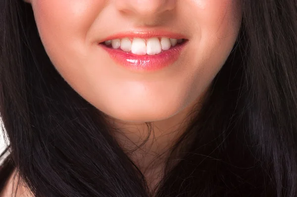 Mouth of a pretty girl — Stock Photo, Image
