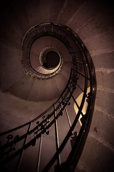 Round stairs in a church — Stock Photo, Image