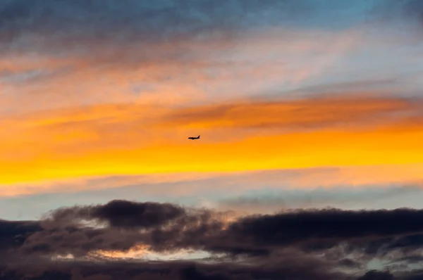 Dramatic sky with clouds — Stock Photo, Image