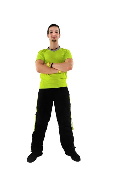 Jovem instrutor de fitness — Fotografia de Stock