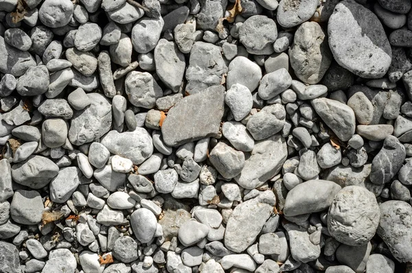 Pebble stone closeup on the shore — Stock Photo, Image