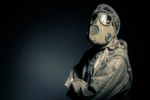 Man in protective suit — Stock Photo, Image