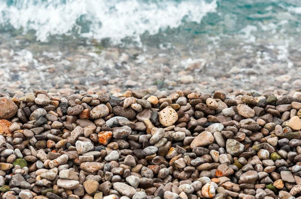 Kieselsteine am Meer — Stockfoto