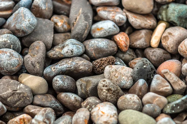 Piedras de guijarro en el mar — Foto de Stock