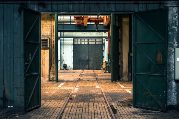 Industrial interior of a factory — Stock Photo, Image