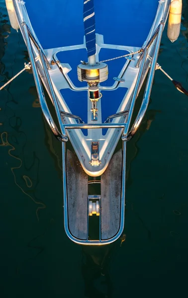 Частина вітрильного човна — стокове фото