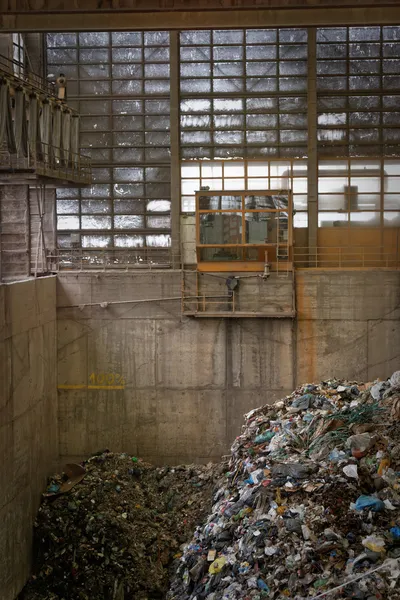 Usine de traitement des déchets intérieur — Photo