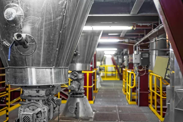 Industrielle Innenausstattung eines generischen Kraftwerks — Stockfoto