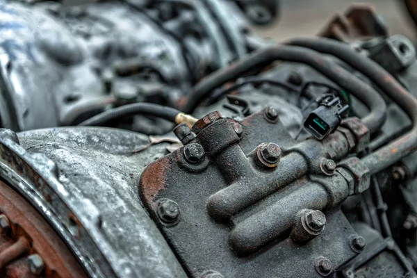 Industriële machines in een fabriek — Stockfoto