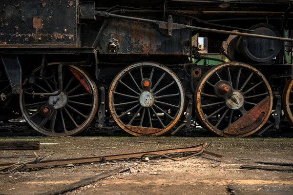 Teil eines alten Industriezuges — Stockfoto